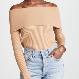 NWT English Factory off the shoulder sweater